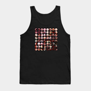 Balefires (64 circles geometric grid) Tank Top